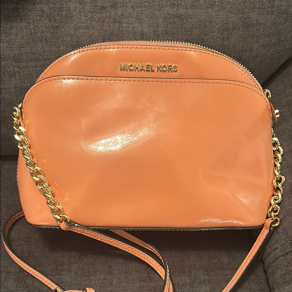 Michael Kors Peach Crossbody Bag